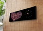 Wallity 3090CS-4 Reloj de Pared de Lienzo Decorativo Multicolor